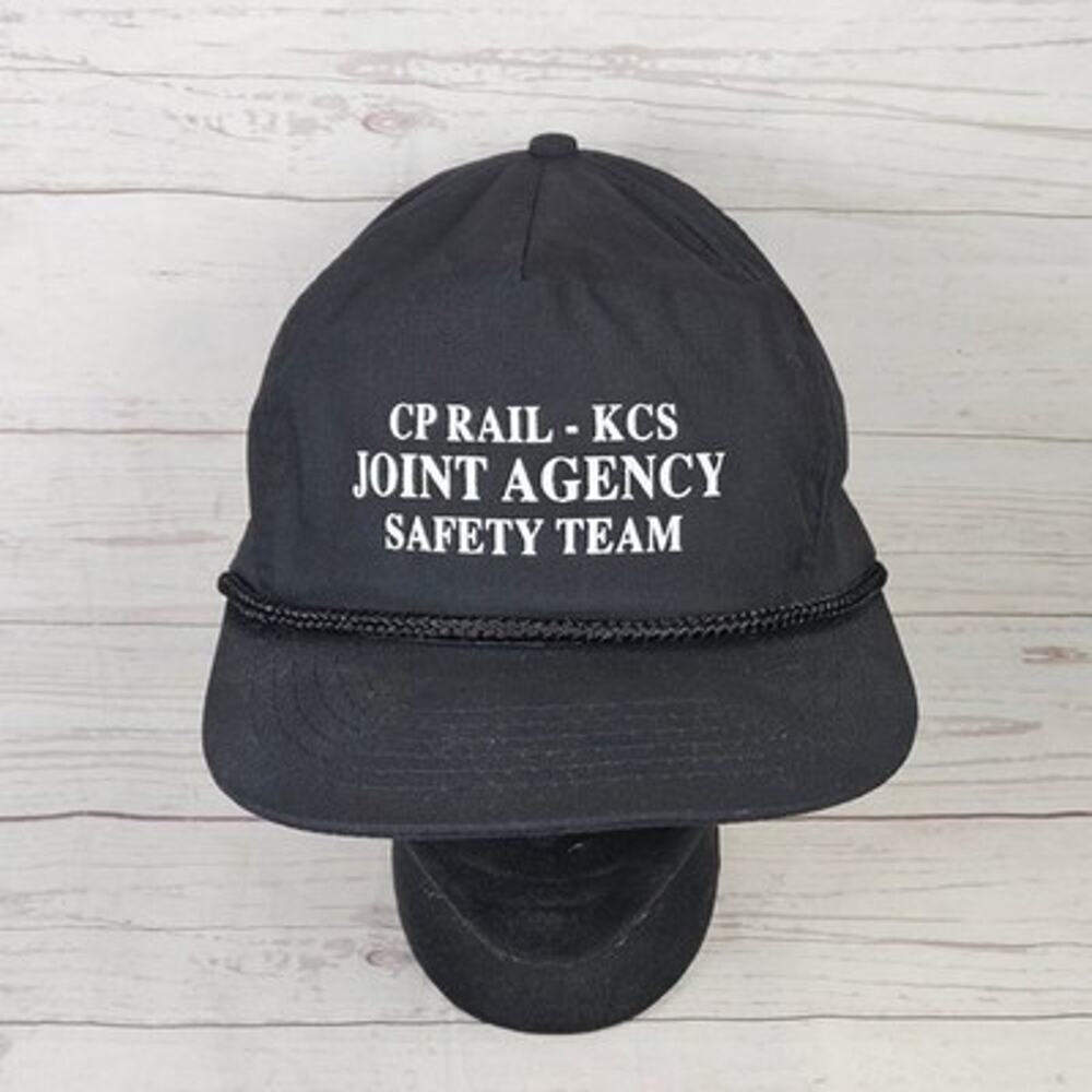 Designer Award CP Rail KCS Joint Agency Safety Team Baseball Hat Adjustable